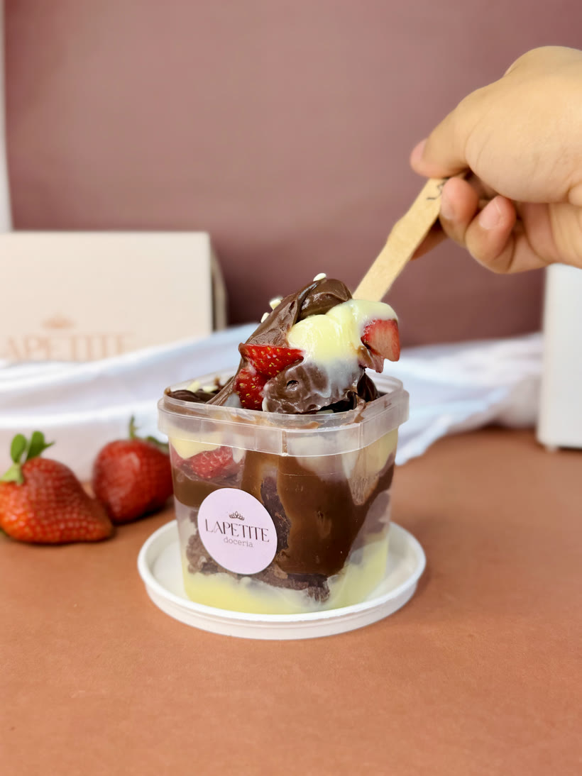 Produto La Petite com brownie